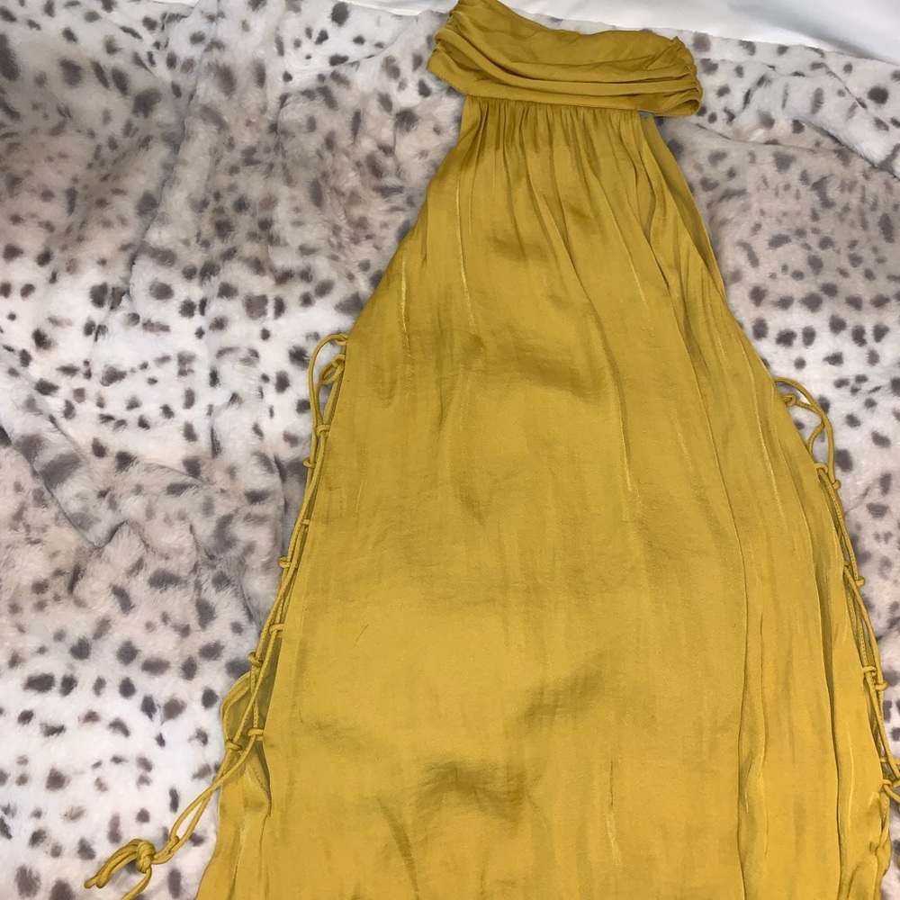 S boutique satin halter top